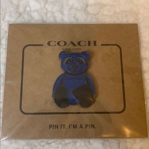 Coach Blue Bear Enabled Pin